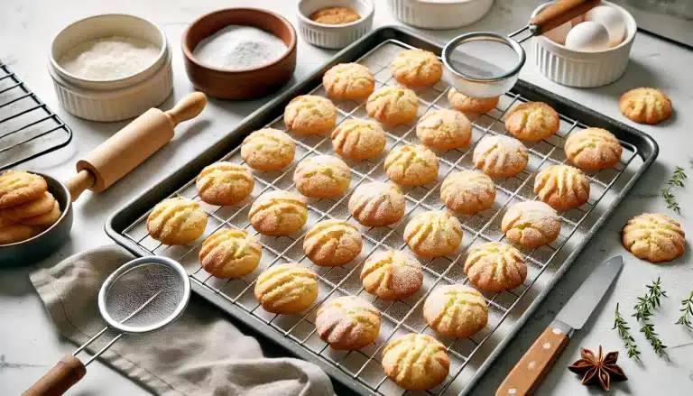 Galletas de Nata Sin Gluten: Suaves, Delicadas y Deliciosamente Cremosas 🥛🍪 Las galletas de nata sin gluten son una opción delicada y sofisticada para quienes buscan una galleta con una textura suave y cremosa. Con un sabor ligero, estas galletas son perfectas para acompañar una taza de té o café. El ingrediente estrella, la nata, le otorga una suavidad inigualable que las hace irresistibles. Vamos a preparar estas deliciosas galletas paso a paso, asegurándonos de obtener una textura perfecta y un sabor exquisito. ¡Manos a la obra! 🕒 Información de la receta ⏱️ Tiempo de preparación: 15 minutos ⏳ Tiempo de cocción: 12-15 minutos ⌛ Tiempo total: 30 minutos 🍪 Porciones: 24-28 galletas (dependiendo del tamaño) 📋 Ingredientes Para estas galletas suaves y cremosas, es importante que todos los ingredientes estén a temperatura ambiente. Esto ayudará a que la masa sea más fácil de trabajar y que las galletas queden con una textura ideal. 🥛 200 ml de nata para montar (mínimo 35% de grasa) (La alta cantidad de grasa en la nata es lo que aportará la textura cremosa y suave a las galletas. No uses nata líquida ligera, ya que no dará el mismo resultado) 🍬 120 g de azúcar glas, tamizado (El azúcar glas es crucial para lograr una textura suave y delicada) 🧈 100 g de mantequilla sin sal, a temperatura ambiente 🥚 2 yemas de huevo grandes 🌾 200 g de harina de arroz (La harina de arroz es esencial en esta receta para mantener la textura ligera sin gluten) 🌽 50 g de fécula de maíz (maicena) (Esto ayuda a obtener una textura más aireada y ligera en las galletas) 🧁 1 cucharadita de polvo para hornear sin gluten 🧂 Una pizca de sal 🍨 1 cucharadita de extracto de vainilla o al gusto 👨🍳 Instrucciones paso a paso 1. Precalentar el horno y preparar la bandeja 🔥 Comienza precalentando el horno a 180°C (350°F). Prepara una bandeja para hornear cubriéndola con papel de horno o una lámina de silicona. Así evitarás que las galletas se peguen y obtendrás una cocción uniforme. 2. Batir la mantequilla, la nata y el azúcar 🧈🥛🍬 En un bol grande, bate la mantequilla y el azúcar glas a velocidad media durante 3-4 minutos, o hasta obtener una mezcla suave y esponjosa. Este paso es crucial para conseguir una textura ligera en las galletas. A continuación, agrega la nata y sigue batiendo hasta que todo esté bien combinado. La nata le aportará una cremosidad adicional a la mezcla, lo que garantizará que las galletas sean delicadas y se deshagan en la boca. 3. Añadir las yemas de huevo y la vainilla 🥚🍨 Agrega las yemas de huevo, una a una, mientras sigues batiendo a velocidad baja. Esto ayudará a integrar las yemas de forma homogénea en la masa sin sobretrabajarla. Después, añade el extracto de vainilla y sigue batiendo solo hasta que esté incorporado. Nota profesional: No sobrebatas después de añadir las yemas, ya que esto puede hacer que la masa pierda su aireación, resultando en galletas más densas. 4. Incorporar los ingredientes secos 🌾🌽 Tamiza la harina de arroz, la fécula de maíz, el polvo para hornear y la pizca de sal en un bol aparte. Tamizar estos ingredientes es crucial para evitar grumos y asegurar una textura suave. A continuación, añade los ingredientes secos a la mezcla de nata y mantequilla en tres partes, usando una espátula o una batidora a velocidad baja. Importante: mezcla con movimientos suaves y envolventes para evitar desarrollar demasiado el gluten y obtener galletas ligeras. 5. Formar las galletas 🍪 Una vez que la masa esté bien integrada y suave, usa una cuchara o una pala para galletas para formar bolas del tamaño de una nuez (aproximadamente 20 g por galleta). Coloca las bolitas en la bandeja de hornear, dejando 2-3 cm de espacio entre cada una. Aplana ligeramente las bolas con la palma de tu mano o con un tenedor para darles una forma plana. Si lo prefieres, también puedes darle un toque decorativo a las galletas usando un tenedor para hacer un patrón cruzado en la parte superior. 6. Hornear 🔥 Hornea las galletas en el horno precalentado durante 12-15 minutos, o hasta que los bordes estén ligeramente dorados. Las galletas deben permanecer suaves en el centro, ya que se endurecerán un poco más al enfriarse. 7. Enfriar y decorar ❄️🍬 Una vez horneadas, retira las galletas del horno y deja que se enfríen en la bandeja durante 5 minutos. Luego, transfiérelas a una rejilla para que se enfríen completamente. Opcional: Para un toque final elegante, puedes espolvorear las galletas con azúcar glas o incluso añadir un glaseado ligero a base de azúcar glas y un poco de nata. 🍽 Consejos de experto Usa nata con alto contenido de grasa: La clave del éxito de estas galletas es la nata, por lo que es importante utilizar una nata con al menos un 35% de grasa. Esto asegura una textura suave y cremosa que hará que las galletas se deshagan en la boca. Refrigerar la masa para mejor forma: Si prefieres que las galletas mantengan mejor su forma, puedes refrigerar la masa durante 30 minutos antes de formar las bolas. Esto también hará que sea más fácil trabajar con la masa, ya que se endurecerá ligeramente. Textura cremosa garantizada: No te preocupes si la masa parece un poco pegajosa. La nata aportará una textura cremosa, y una vez horneadas, las galletas quedarán suaves pero ligeramente crujientes en los bordes. Almacenamiento: Guarda las galletas en un recipiente hermético a temperatura ambiente durante hasta 5 días. También puedes congelarlas y descongelarlas a temperatura ambiente cuando desees. ❓ Preguntas Frecuentes 1. ¿Puedo usar nata ligera en lugar de nata para montar? Es preferible usar nata con al menos 35% de grasa para obtener la textura adecuada. La nata ligera no dará la misma cremosidad y puede hacer que las galletas queden más secas. 2. ¿Puedo hacer estas galletas sin huevo? Sí, puedes sustituir las yemas de huevo por un reemplazo de huevo vegano o usar una mezcla de semillas de lino con agua. Sin embargo, esto puede cambiar ligeramente la textura final. 3. ¿Es posible hacer estas galletas veganas? Para una versión vegana, sustituye la mantequilla por margarina vegana y la nata por crema de coco. Recuerda ajustar los sabores según tu preferencia. 4. ¿Qué hago si la masa es muy líquida o pegajosa? Si la masa está demasiado pegajosa para trabajar, puedes refrigerarla durante 30 minutos para que se endurezca y sea más fácil de manejar. Si es necesario, añade un poco más de harina de arroz. 5. ¿Puedo añadir otros sabores o ingredientes? ¡Por supuesto! Puedes agregar ralladura de cítricos, como limón o naranja, para darle un toque fresco. También puedes incorporar chispas de chocolate sin gluten o trocitos de frutos secos para variar.