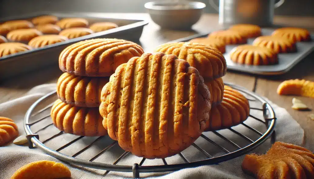 Galletas de Calabaza Sin Gluten: Suaves, Sabrosas y Perfectas para el Otoño 🎃🍪