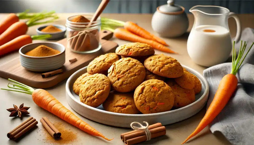 Galletas de Zanahoria y Canela Sin Gluten: Un Bocado Suave y Especiado 🥕🍪
