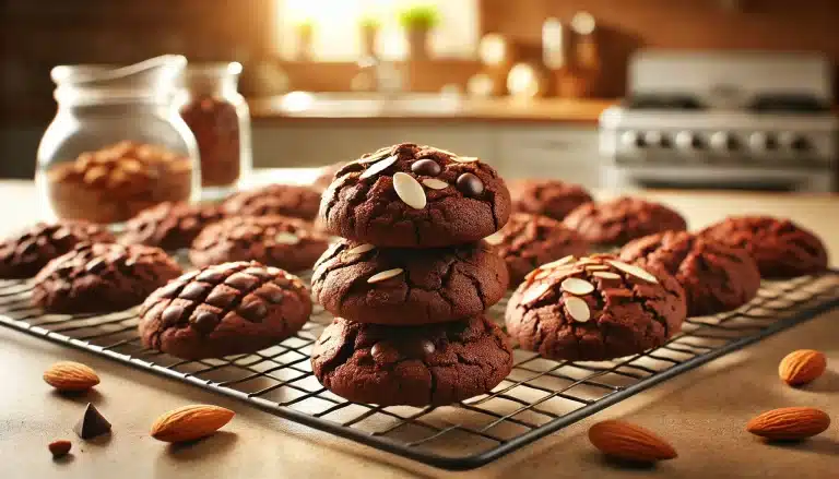 Receta de Galletas de Cacao y Almendra Sin Gluten: Deliciosamente Intensas y Sin Remordimientos 🍫🌰