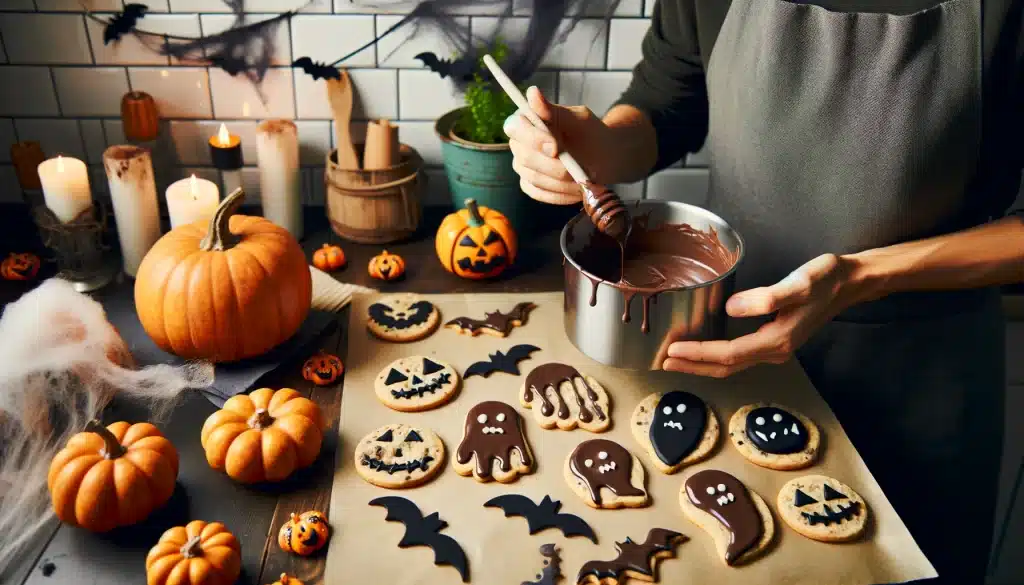 🍪 Receta de Galletas Sin Gluten con Harina Integral y Decoración de Chocolate | Sanas y Deliciosas 🌾🍫