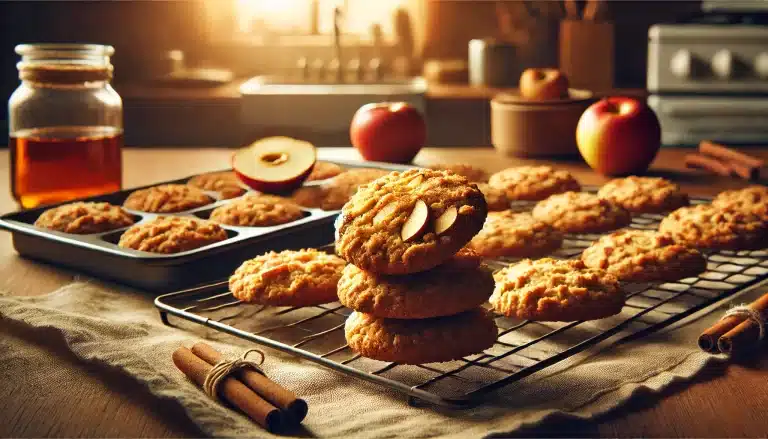 Receta de Galletas de Manzana y Canela Sin Gluten: Un Clásico Otoñal en Forma de Galleta 🍎🌿