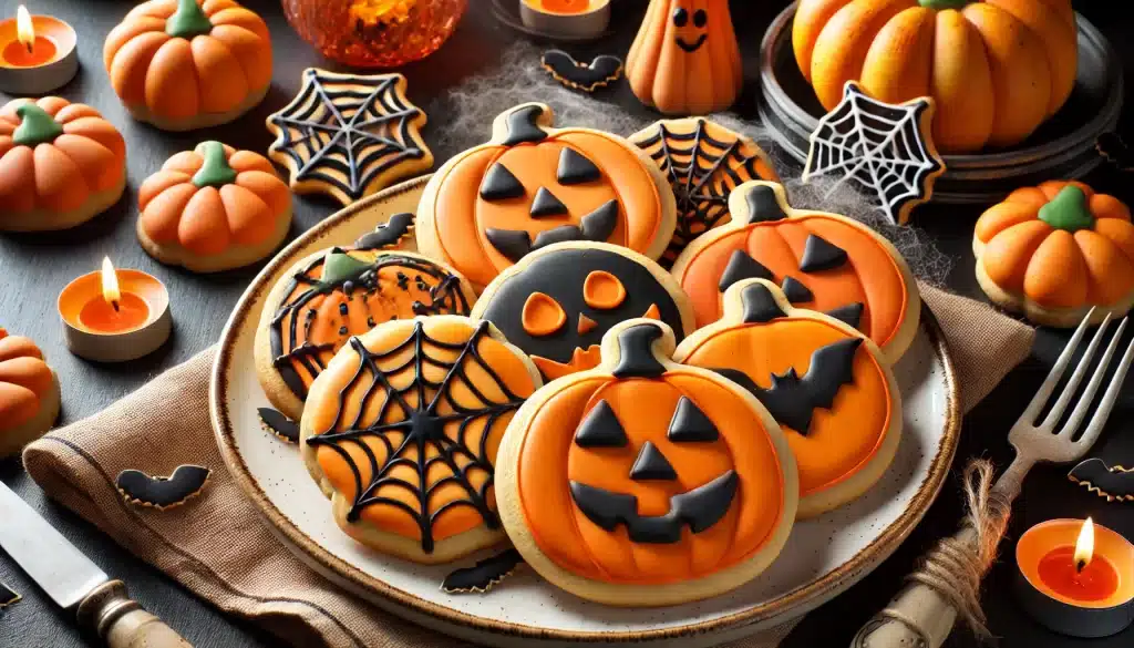 🎃 Receta de Galletas de Calabaza Sin Gluten con Decoración de Glaseado | Festivas y Divertidas 🍪🎨