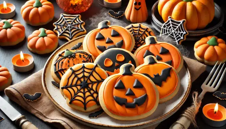 🎃 Receta de Galletas de Calabaza Sin Gluten con Decoración de Glaseado | Festivas y Divertidas 🍪🎨
