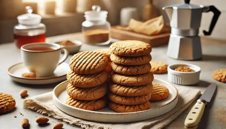 🎋 Receta de Galletas Sin Gluten con Harina de Arroz | Crujientes y Fáciles de Hacer 🍪