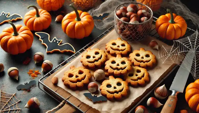 🎃 Receta de Galletas de Halloween Sin Gluten con Harina de Castaña | Espeluznantes y Deliciosas 🍪