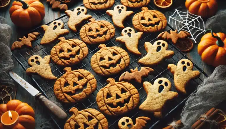 🎃 Receta de Galletas de Halloween Sin Gluten con Harina Integral | Crujientes y Festivas 🍪
