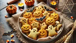Receta de Galletas de Halloween Sin Gluten con Harina de Maíz | Fáciles y Rápidas