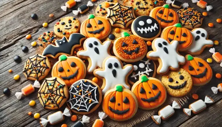 🎃 Galletas Decoradas de Halloween Sin Gluten con Harina de Maíz | Divertidas y Crujientes 🍪