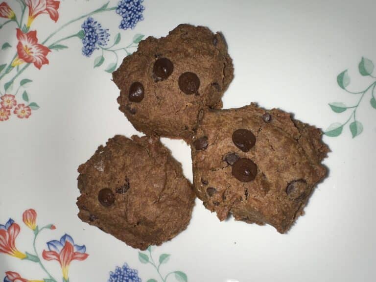 Galletas Sin Gluten de Harina de Maíz y Pepitas de Chocolate Sin Huevo