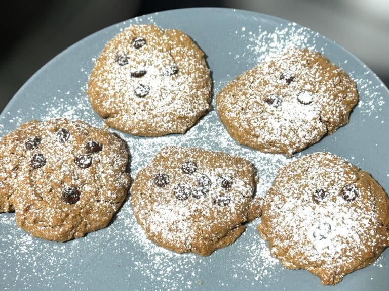 Galletas Crujientes de Harina de Maíz y Vainilla | Sin Gluten, Sin Huevo y con Azúcar Glas