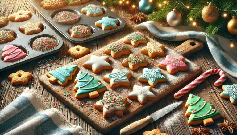 🎄 Galletas de Navidad Sin Gluten con Harina de Arroz | Deliciosas y Fáciles de Preparar 🍪