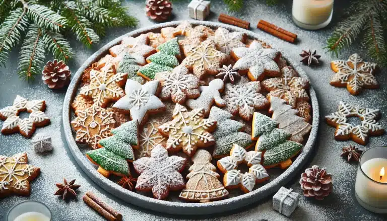 🎄 Receta de Galletas Navideñas Sin Gluten con Harina de Almendra | Sabor Delicado y Festivo 🍪
