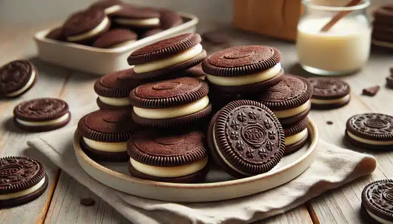 Receta de Galletas Tipo Oreo Sin Gluten con Harina de Arroz | Sabor Intenso y Crujiente