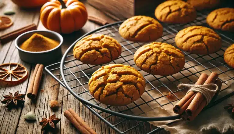 Receta de Galletas de Calabaza Sin Gluten con Harina de Avena | Suaves y Especiadas 🎃