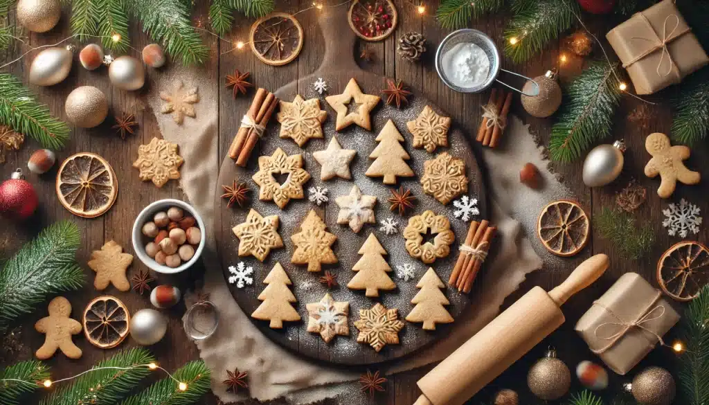 🎄 Galletas de Navidad Sin Gluten con Harina de Castaña | Deliciosas y Festivas 🍪