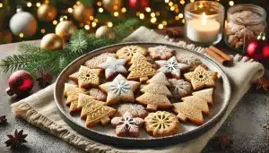 Receta de Galletas de Navidad Sin Gluten con Harina Integral | Saludables y Festivas