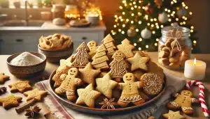 Galletas de Navidad Sin Gluten y Sin Huevo con Harina de Almendra | Crujientes y Deliciosas