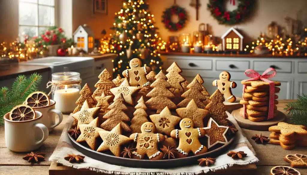 🎄 Galletas Navideñas Sin Gluten y Sin Huevo con Harina de Almendra | Suaves y Aromáticas 🎅