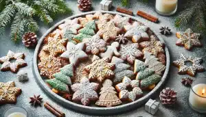 Receta de Galletas Navideñas Sin Gluten con Harina de Almendra | Sabor Delicado y Festivo