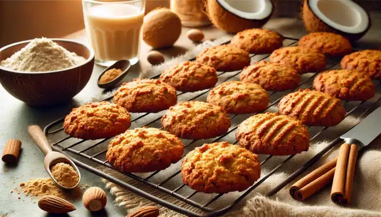 Galletas Sin Gluten con Harina de Coco | Dulce Saludable y Crujiente 🍪