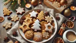 Galletas Navideñas Sin Gluten con Harina de Avena | Fáciles y Sin Huevo 🎄🍪