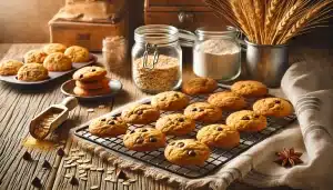 Galletas de Avena Sin Gluten, Sin Leche ni Mantequilla | Saludables y Fáciles de Hacer
