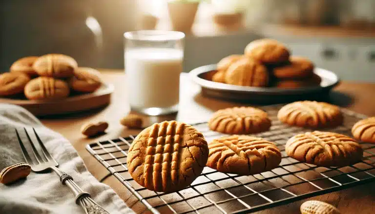 Receta de Galletas de Mantequilla de Maní Sin Gluten | Fáciles y Deliciosas
