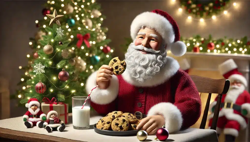Galletas de Chocolate Sin Gluten para Santa Claus con Harina de Coco
