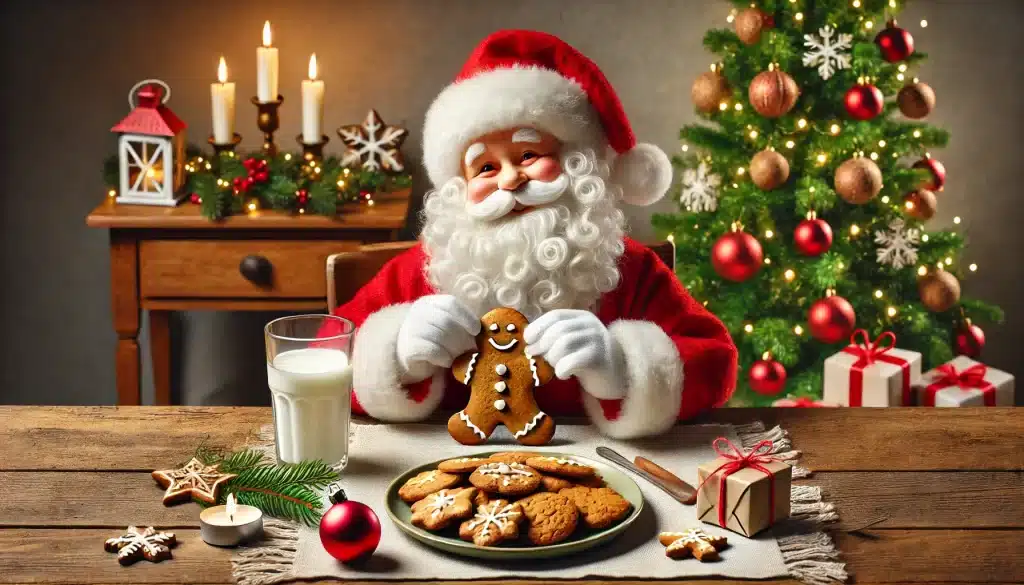 🎅 Galletas de Jengibre Sin Gluten para Santa Claus con Harina de Arroz 🍪✨
