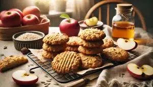 Receta de Galletas Sin Gluten de Manzana con Harina de Arroz | Tiernas y Saludables