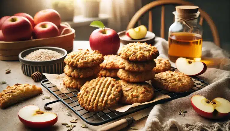 Receta de Galletas Sin Gluten de Manzana con Harina de Arroz | Tiernas y Saludables