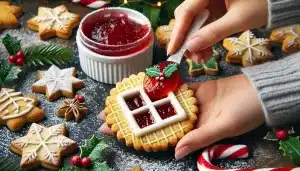 Galletas Rellenas de Mermelada Sin Gluten | Un Toque Navideño Único