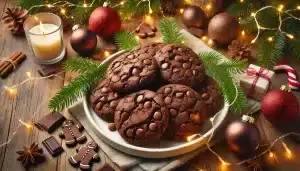 Galletas Sin Gluten de Triple Chocolate | Una Navidad Extra Deliciosa