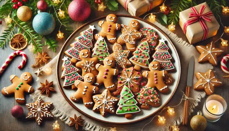 Galletas de Jengibre Sin Gluten con Harina de Almendra | Receta Navideña Tradicional