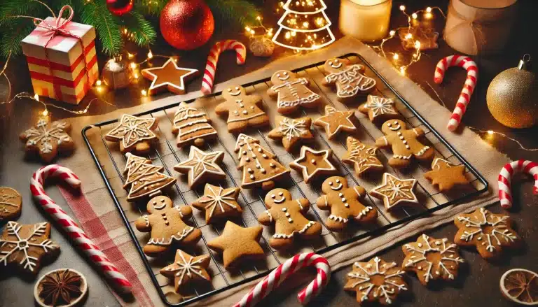 Galletas Navideñas de Jengibre Sin Gluten con Harina de Avena