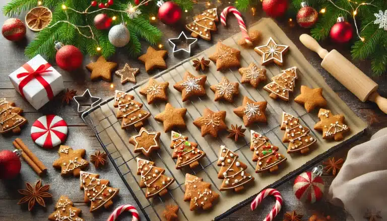 Galletas Navideñas Sin Gluten con Harina de Maíz y Jengibre