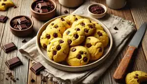 Galletas Sin Gluten con Harina de Polenta y Chocolate | Crujientes y Deliciosas