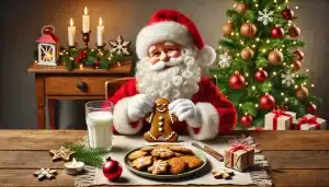 Galletas de Jengibre Sin Gluten para Santa Claus con Harina de Arroz