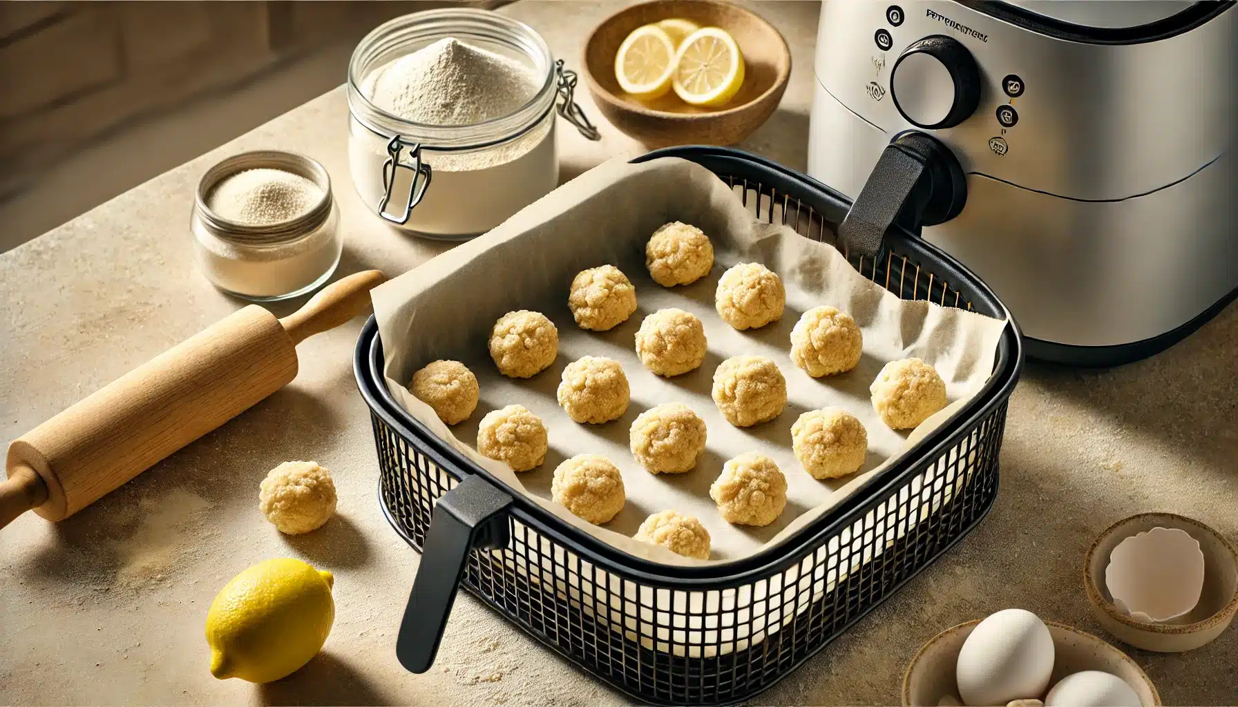 Receta de Galletas en Airfryer Sin Gluten con Harina de Arroz | Deliciosamente Livianas