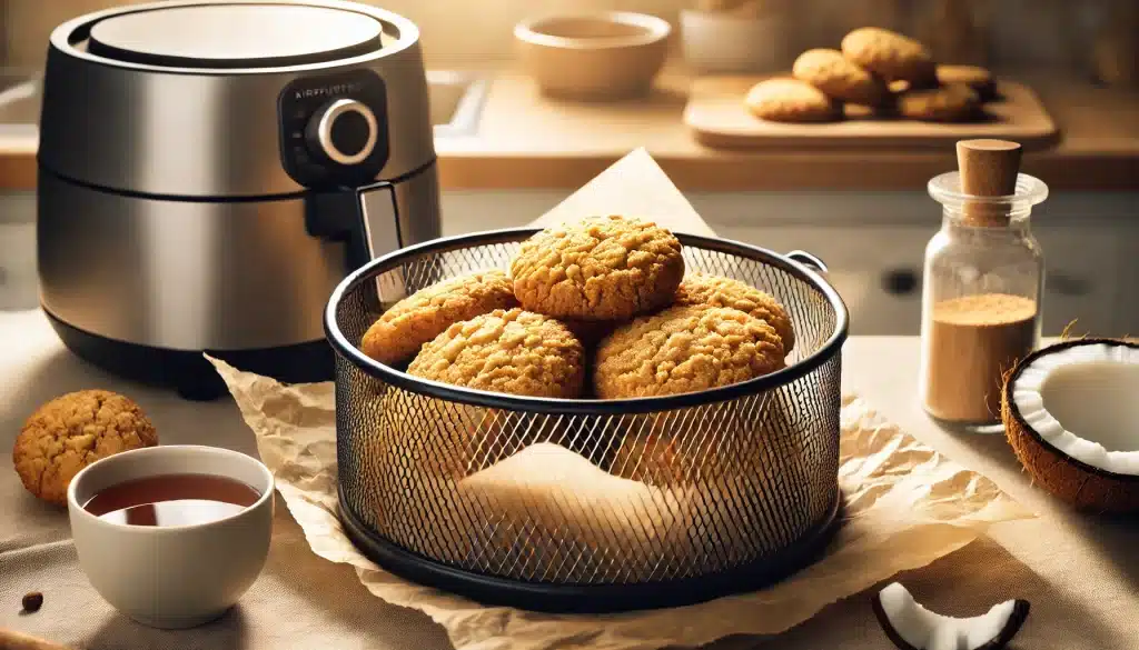 Receta de Galletas en Airfryer Sin Gluten y Sin Huevo con Harina de Coco | Fáciles y Deliciosas