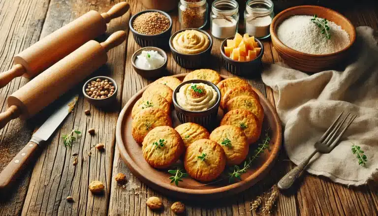 Receta de Galletas Saladas Sin Gluten | Fáciles y Crujientes