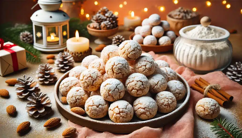 Receta de Galletas de Bola de Nieve Sin Gluten con Harina de Almendra