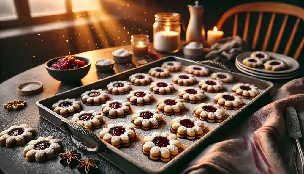 Auténticas Galletas Linzer Sin Gluten | Delicadas y Deliciosas 🍪