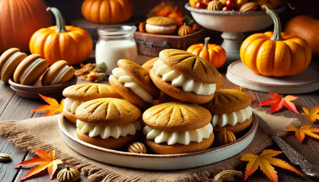 Whoopie Pies de Calabaza Sin Gluten | Receta Fácil y Deliciosa