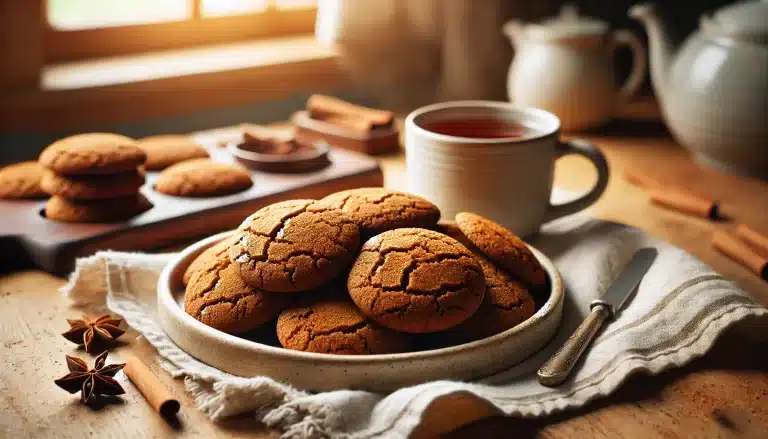 Galletas de Melaza Sin Gluten con Harina de Arroz | Suaves y Deliciosas
