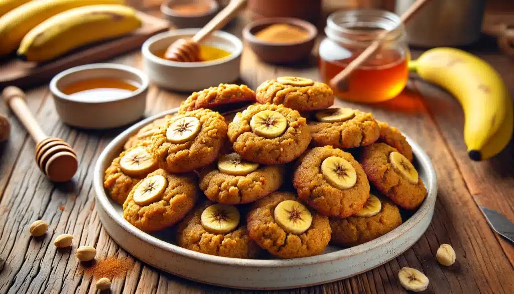 Receta de Galletas de Harina de Garbanzos y Plátano | Sin Gluten y Saludables