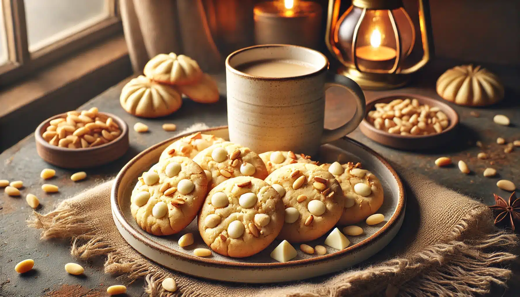 🤍 Cookies de Chocolate Blanco y Piñones Sin Gluten: ¡Una Delicia Irresistible!
Si eres amante del chocolate blanco y los frutos secos, estas cookies de chocolate blanco y piñones sin gluten te van a encantar. Son crujientes por fuera, con un centro suave y lleno de trocitos de chocolate y piñones tostados, lo que les da un sabor suave, dulce y ligeramente tostado.Esta receta es 100% libre de gluten, perfecta para celíacos y para quienes buscan opciones más saludables. Utilizaremos harina de almendra y de arroz, lo que les dará una textura perfecta y un toque extra de sabor. Además, es una receta fácil y rápida, ideal para compartir en cualquier ocasión.¡Sigue el paso a paso y disfruta de unas cookies caseras deliciosas y sin gluten! 🍪✨📌 Datos de la Receta
⏱️ Tiempo de preparación: 15 minutos
🔥 Tiempo de cocción: 12 minutos
⌛ Tiempo total: 27 minutos
🍴 Número de raciones: 12 cookies
💪 Nivel de dificultad: Fácil🥄 Ingredientes
100 g de harina de almendra
100 g de harina de arroz
80 g de mantequilla a temperatura ambiente
100 g de azúcar de coco o azúcar moreno
1 huevo grande
1 cucharadita de extracto de vainilla
1/2 cucharadita de polvo de hornear sin gluten
80 g de chocolate blanco sin gluten troceado
50 g de piñones ligeramente tostados
1 pizca de sal
🍳 Cómo Hacer Cookies de Chocolate Blanco y Piñones Sin Gluten
👩🍳 Paso 1: Mezclar los ingredientes húmedos
En un bol, bate la mantequilla con el azúcar hasta que la mezcla esté cremosa. Añade el huevo y la vainilla, y sigue batiendo hasta integrar bien.👉 Imagen paso 1: (Generando...) 🎨🍪 Paso 2: Incorporar los ingredientes secos
En otro bol, mezcla la harina de almendra, la harina de arroz, el polvo de hornear y la sal. Añade esta mezcla poco a poco a los ingredientes húmedos hasta obtener una masa homogénea.👉 Imagen paso 2: (Generando...) 🎨🍫 Paso 3: Agregar los trocitos de chocolate y piñones
Incorpora el chocolate blanco troceado y los piñones tostados, mezclando suavemente con una espátula.👉 Imagen paso 3: (Generando...) 🎨🔥 Paso 4: Formar y hornear las cookies
Precalienta el horno a 180°C. Forma bolitas con la masa y colócalas en una bandeja con papel de hornear, dejando espacio entre ellas. Hornea durante 12-14 minutos hasta que los bordes estén dorados.👉 Imagen del resultado final: (Generando...) 🎨💡 Consejos para Cookies Perfectas
✔ Más crujientes: Si las prefieres más crujientes, déjalas 2 minutos más en el horno.
✔ Varía los frutos secos: Puedes sustituir los piñones por almendras o avellanas.
✔ Conservación: Guárdalas en un recipiente hermético hasta por 5 días.🔥 Información Nutricional (por cookie)
Calorías: 140 kcal
Carbohidratos: 12 g
Grasas: 8 g
Proteínas: 3 g
🏁 Conclusión Final
Las cookies de chocolate blanco y piñones sin gluten son una opción perfecta para quienes buscan una galleta deliciosa, crujiente y con un toque especial. La combinación del chocolate blanco con los piñones tostados crea un sabor único que te encantará.Esta receta es fácil, rápida y sin gluten, ideal para compartir con amigos y familia. ¡Anímate a probarlas y cuéntanos qué te parecieron! 🍪✨❓ Preguntas Frecuentes
🍪 ¿Puedo hacer estas cookies sin huevo?
Sí, puedes usar 1 cucharada de linaza molida + 3 cucharadas de agua como sustituto.🍫 ¿Puedo usar otro tipo de chocolate?
Sí, puedes usar chocolate negro o chocolate con leche sin gluten.🔥 ¿Se pueden hacer en freidora de aire?
Sí, cocina a 160°C por 8 minutos y revisa la textura.❄️ ¿Cómo almacenar las cookies?
Guárdalas en un recipiente hermético a temperatura ambiente.🌰 ¿Puedo usar otra harina sin gluten?
Sí, puedes probar con harina de coco, pero ajusta la cantidad.🥛 ¿Con qué acompañarlas?
Son perfectas con leche, café o una infusión caliente.💡 También te puede interesar:
📌 Cómo saber si eres celíaco
