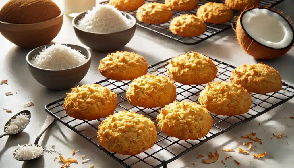 Galletas Sin Gluten con Harina Panificable y Coco | Receta Vegana y Fácil