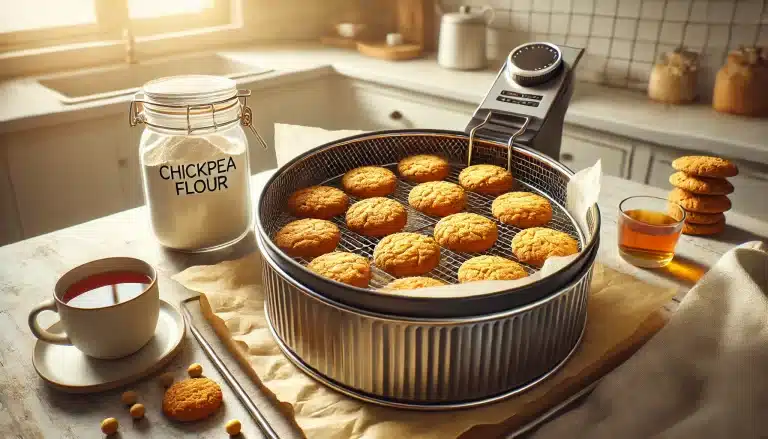 Receta de Galletas en Airfryer Sin Gluten con Harina de Garbanzo | Nutritivas y Deliciosas